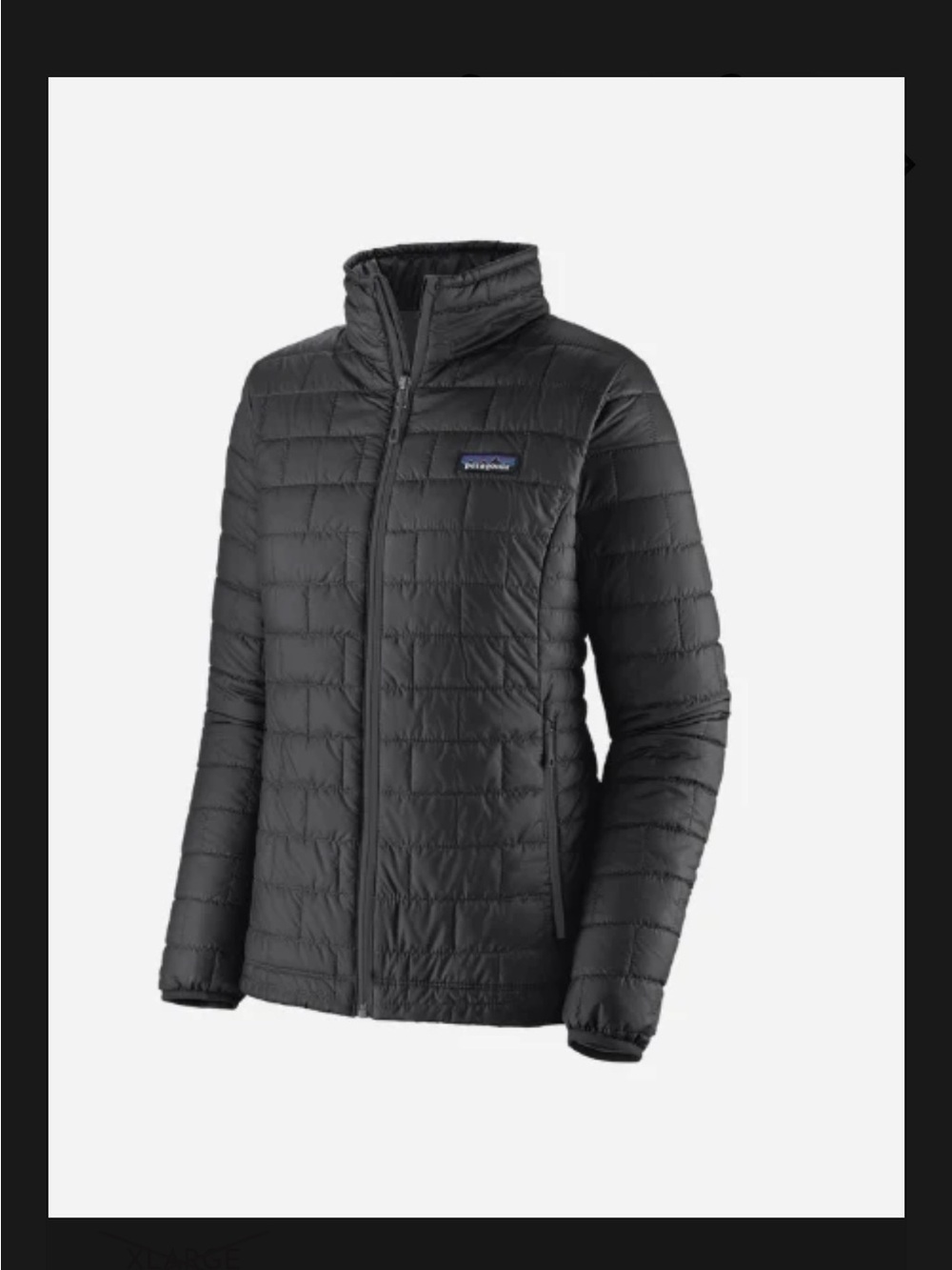 Patagonia Women's Nano Puff Jacket in black size S